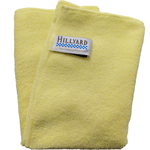 Hillyard, Trident General Purpose Microfiber Cloth, 16 x 16 inch, Yellow, HIL20027, sold as 1 each