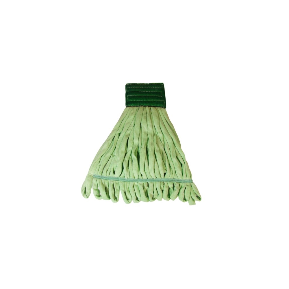 Golden Star, Relintless, Microfiber Looped-End Tube Wet Mop  Medium, Green, 5 inch Head band, AWM94MG5, Sold as each