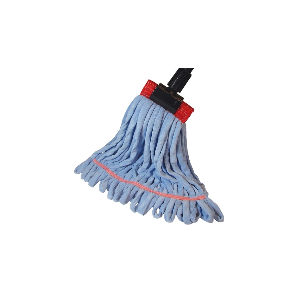 Golden Star, Relintless, Microfiber Looped-End Tube Wet Mop  Large, Blue, 5 inch Head band, AWM94LB5, Sold as each