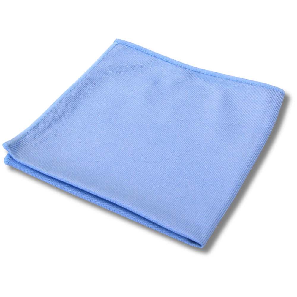 Hillyard, Trident Specialty Microfiber Glass Cloth, 16 x 16 inch, Blue, HIL20023, sold as 1 each