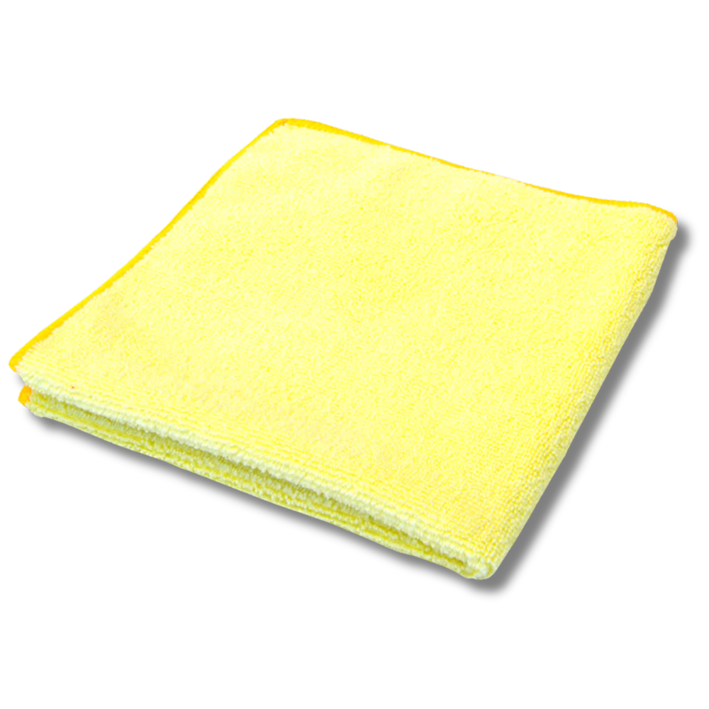 Hillyard, Trident Heavy Duty Microfiber Cloth, 12 x 12 inch, Yellow, HIL20031, sold as each