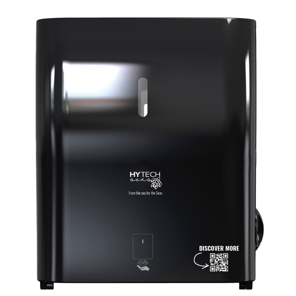 Hytech Seas Electronic No-Touch Roll Towel Dispenser, Black, 419483