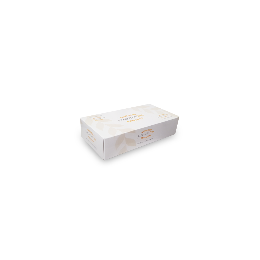 Marcal, Premium Facial Tissue, ExecutiveDry, Flat Box, NP-30100EX, 30 Boxes Per Case