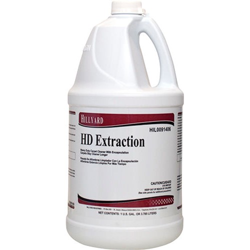 Hillyard, HD Extraction Carpet Cleaner, 1 gallon concentrate, HIL0091406, sold as 1 gallon, 4 gallons per case