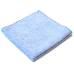 Hillyard, Trident Blue Microfiber Cloth, 16 x 16 inch, Blue, HIL20024