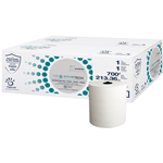 Papernet, Dissolve Tech, Hardwound Paper Towel, 700 ft rolls, White, Case