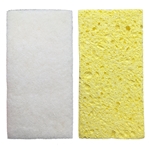 Hillyard Light Duty Scrub Sponge, 63 G, yellow and white, 5 sponges per pack, HIL28939, 8 packs per case, sold as 1 pack