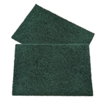 Hillyard Heavy Duty Hand Pads, 86, Green, Commercial Scouring Pad, 6in by 9in, 0.5in thick, HIL28940, sold per pack, 10 per pack