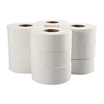 Papernet, Bio Tech, Mini Jumbo Bathroom Tissue, White, 2 Ply, 3.3 x 7.8 inch, 700 feet, 415594, 12 rolls per case, sold as case
