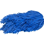 Hillyard, Trident Fixed Extension Microfiber Duster Replacement Head, Blue, 4" long Fringe, HIL20041, sold as 1 each