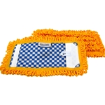 Hillyard, Trident, Premium Microfiber Mesh-Backed Pocket Mop, Yellow, 11 inch, HIL20058, Sold as each