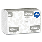 Kimberly Clark, Kleenex, Multifold Hand Towels, White, KCC01890, 16 packs per case, sold per case