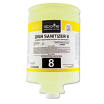 Hillyard, Above Dish Sanitizer 8, HIL0353006, 1 gallon container, 4 per case, sold per gallon