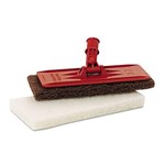 3M, Utility Pad Kit 6472, Doodlebug holder plus 1 white and 1 brown pad, MIN08542, sold as 1 unit