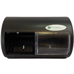 Marcal, Transcend, Mini Twin Toilet Paper Dispenser, SmartCore, Black, Each