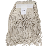 GoldenStar, 8 Ply King Cotton Mop, White, 20 oz cut end, 1.25 in headband, AWM4020, 12 mops per case, sold as 1 mop