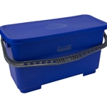 Hillyard, Trident, Pre-Treat Bucket w/ Sealing Lid, Blue, Large, 6 Gallon, HIL20011, Sold as each.