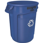 Rubbermaid, Brute 32 Gallon Recycling Container, Blue