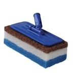 Hillyard, Utility Threaded Swivel Pad Holder with Pads Kit, 1 Kit