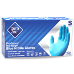 Safety Zone, Gloves, General Purpose, Small, Nitrile, Blue, 1 Box