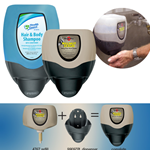 Kutol, DuraView, Soap Dispenser, Heavy Duty, Manual, Black, Each
