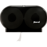 Marcal, Universal, Twin Jumbo Jr Toilet Paper Dispenser, Black, Each
