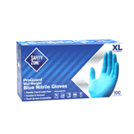 Safety Zone, Exam Grade Gloves, Nitrile, X-Large, 3.7 Mil, Blue, 1 Box