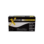 Ammex Glove, Nitrile Powder Free, Blue Textured, XLarge, XNPF48100, 100 gloves per box, sold as 1 box