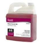 Hillyard, Arsenal One, Clean Scrub HD #44, Dilution Control, HIL0084425, Four 2.5 liter bottles per case, sold as One 2.5 liter