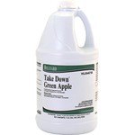 Hillyard, Take Down Enzyme Cleaner, green apple, 1 gallon concentrate, HIL0046706, sold as 1 gallon, 4 gallons per case