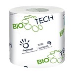 Papernet, Bio Tech, Single Bathroom Tissue, White, 2 Ply, 3.9 x 4.10 inch, 146 feet, 415596, 96 rolls per case, sold as case