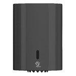 Papernet, Center Pull Hand Towel Dispenser, HyTech, 9x8.5, Black, 410891, sold as each