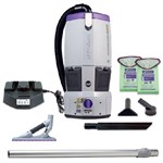 Proteam, GoFree Flex Pro, Cordless Backpack Vacuum, w/ ProBlade Carpet Tool Kit, 6qt, 12AH, 107539, sold as each.
