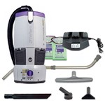 Proteam, GoFree Flex Pro, Cordless Backpack Vacuum, w/ Xover Performance Telescoping Wand Tool Kit, 6qt, 12AH, 107508, sold as