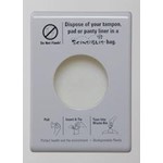 Scensibles Source, Sanitary Disposal Bag Dispenser, Classic White, SDW, sold as 1 unit
