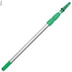 Unger, OptiLoc Extenstion Pole, 18 ft includes 3 1 per 2in. nylon locking collar, UNGED550, sold as each