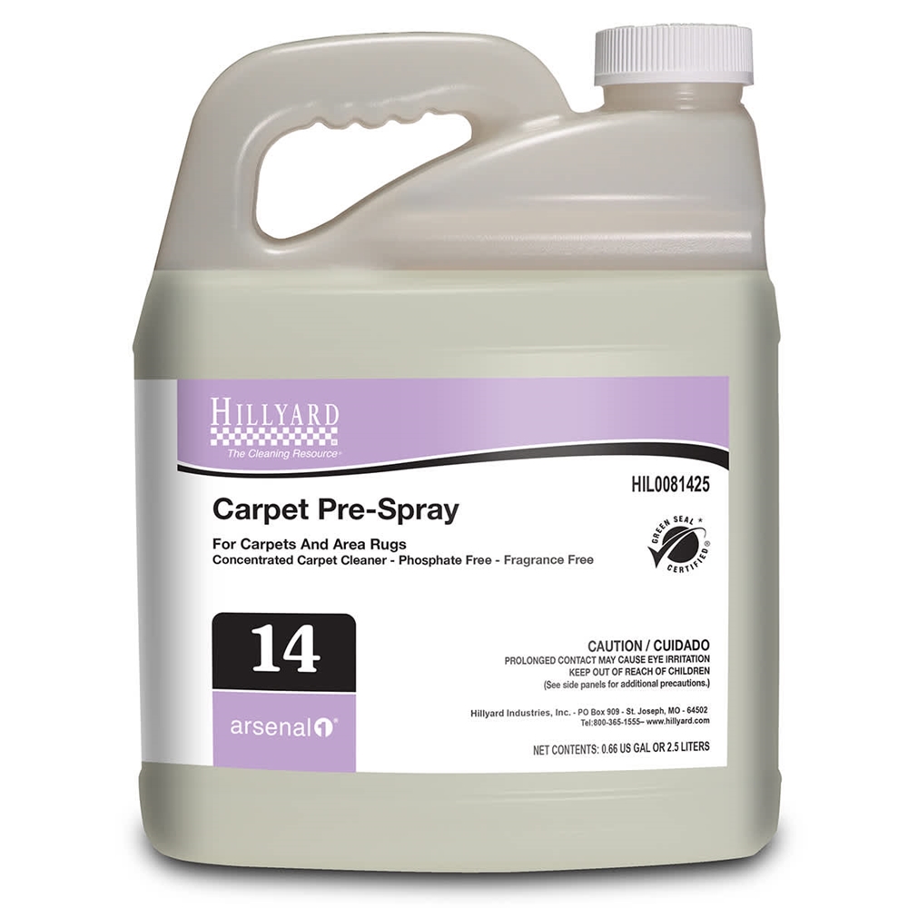 Hillyard, Arsenal One, Carpet Pre-Spray #14, 2.5 L, each