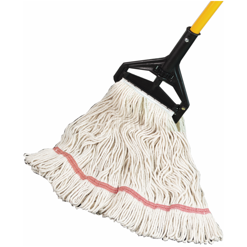 Mop Heavy Duty Industrial Cotton Mop with Long Handle,Looped-End