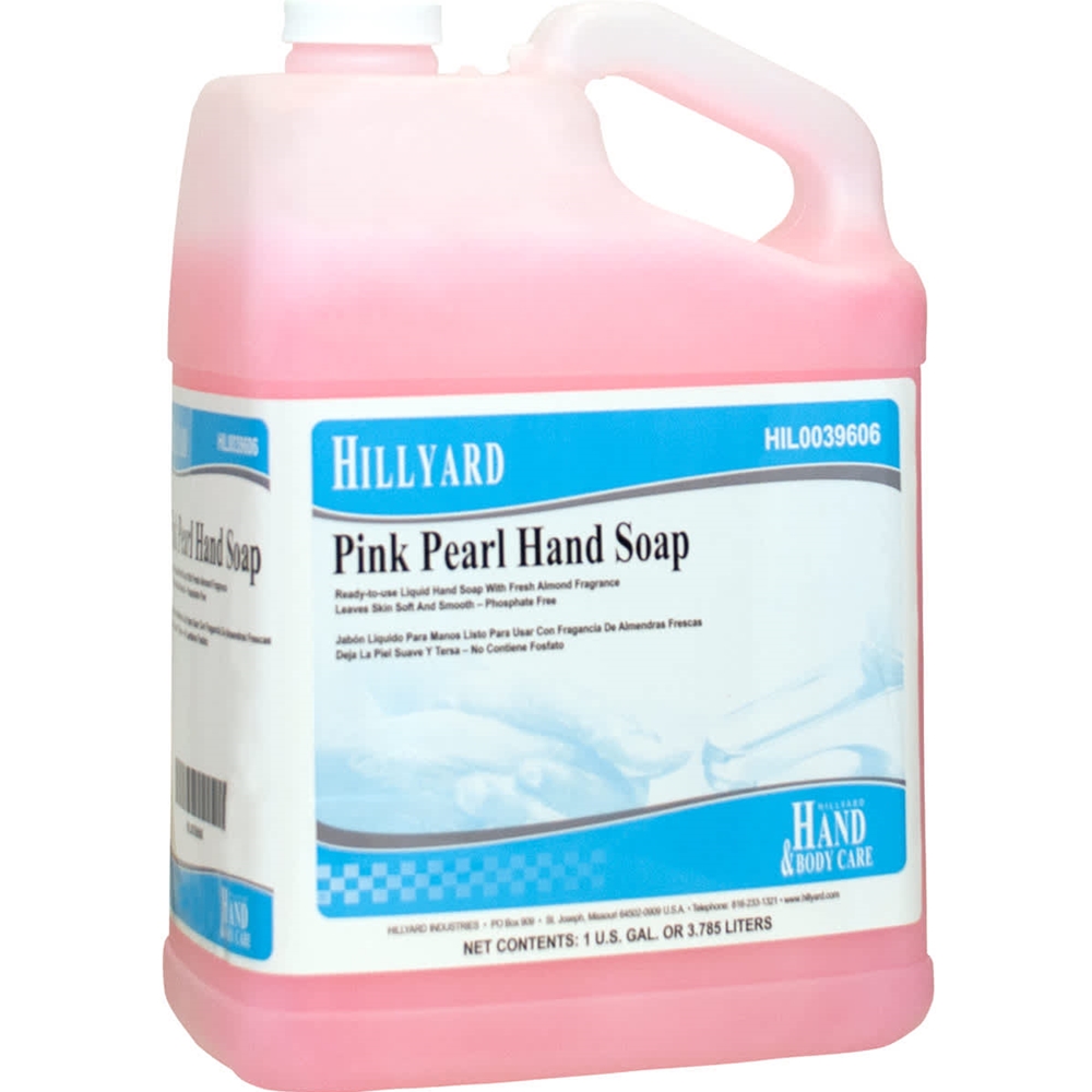 Hillyard, Pink Pearl Hand Soap, Manual Dispenser, 1 gallon, HIL0039606, Sold per gallon