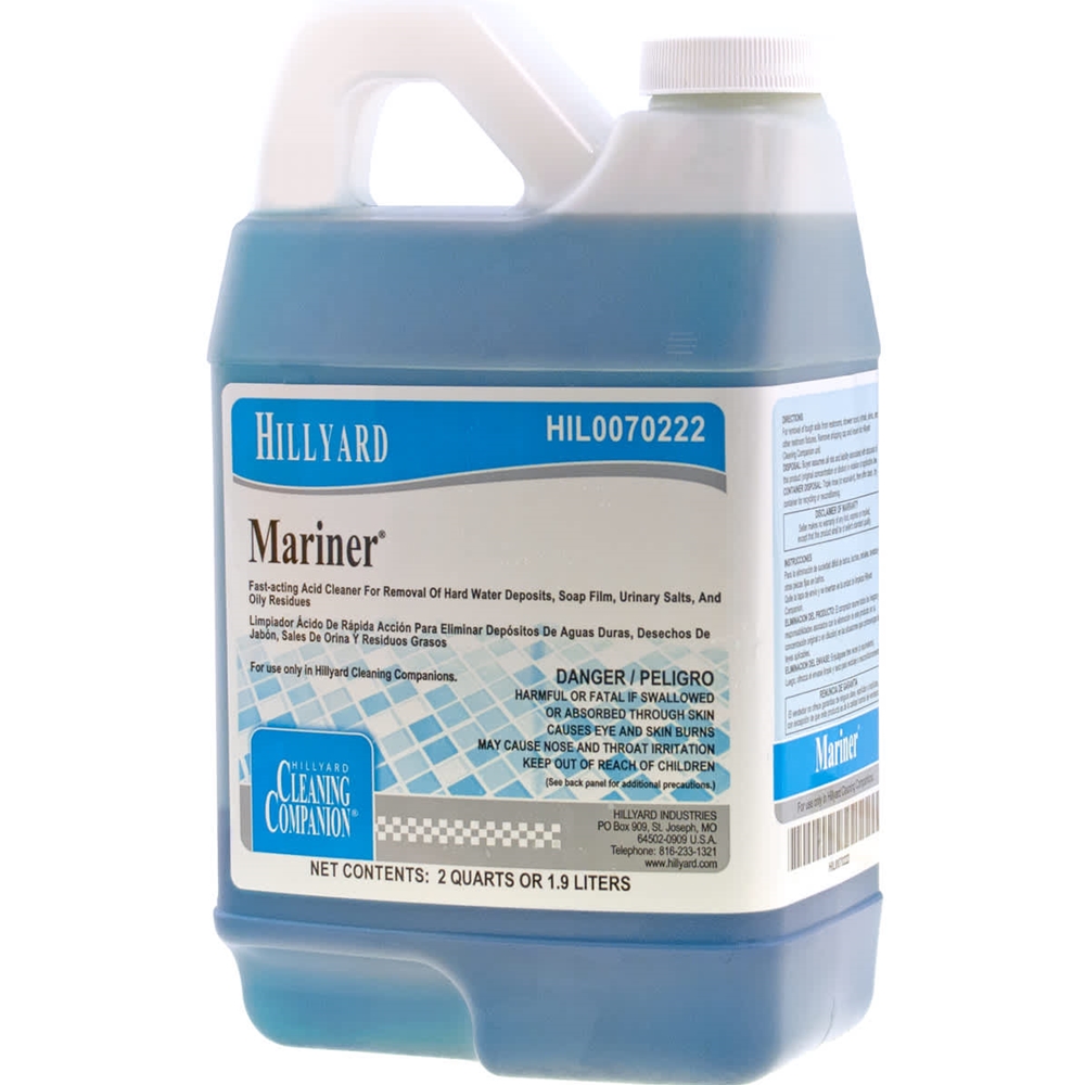 Hillyard, Cleaning Companion, Mariner Acid Restroom Cleaner, 0.5 Gal, each