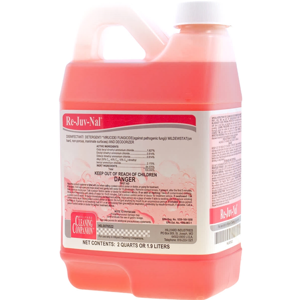Hillyard, Trident Cleaning Companion, Re-Juv-Nal Disinfectant Cleaner, 0.5 Gallon