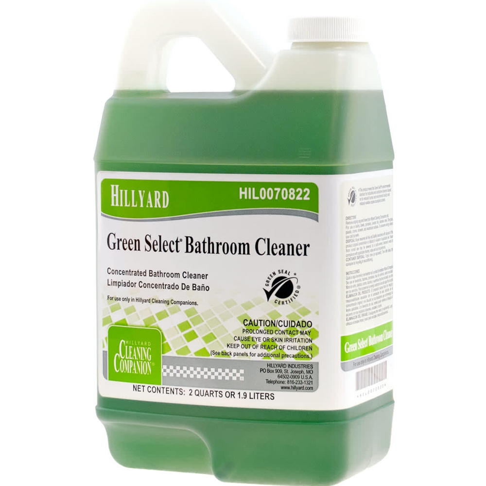 Hillyard, Trident Cleaning Companion, Green Select Bathroom Cleaner, 0.5 Gallon