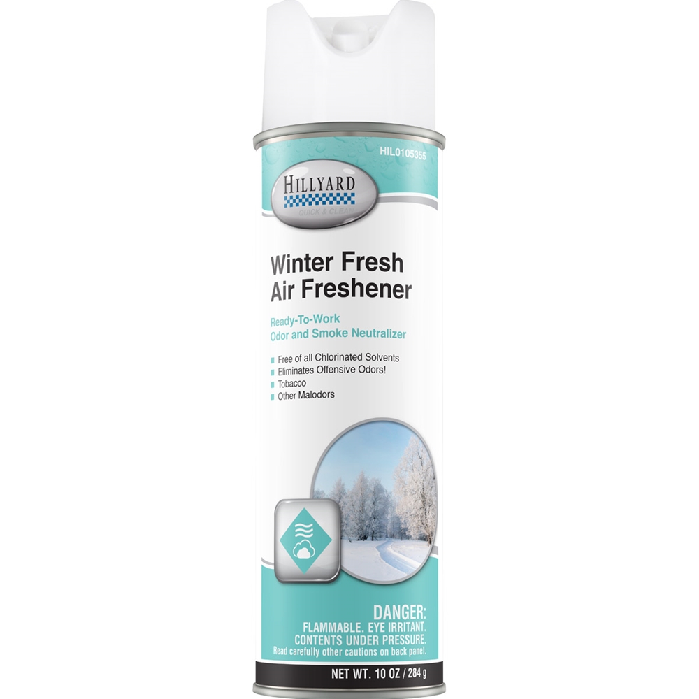 Hillyard, Quick & Clean, Winter Fresh, 10 oz Can, each