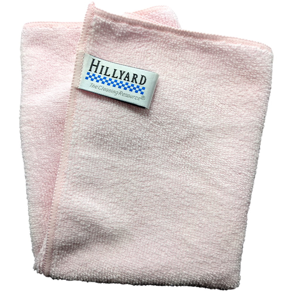 Hillyard, Trident, Microfiber General Purpose Cloth, 16x16 , Red, HIL20025, sold individually, 12 per case