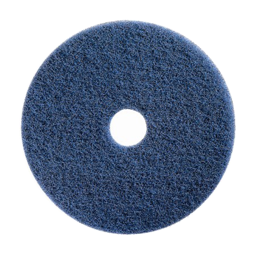 Hillyard, Blue Scrub Pad, Round, 20 Inch, HIL42320