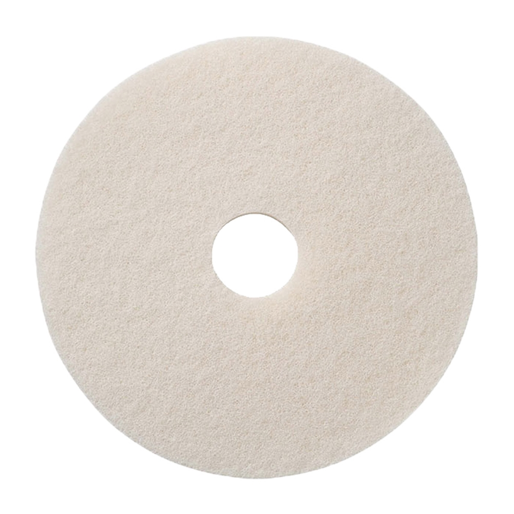 Hillyard Floor Care Pad, 12 inch, White Polish Pad, HIL42012, sold as 1 pad, 5 pads per case