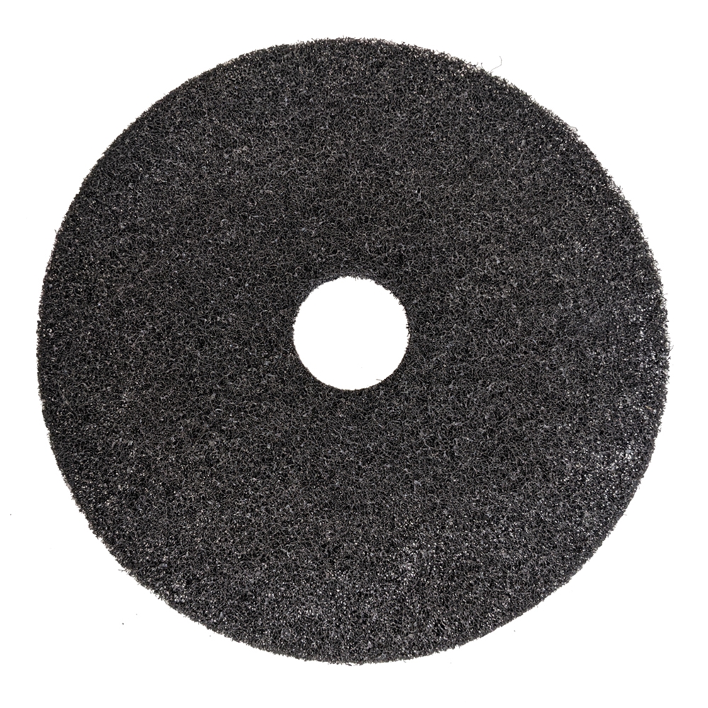 Hillyard, Black Stripping Pad, Round, 17 inch, HIL42717