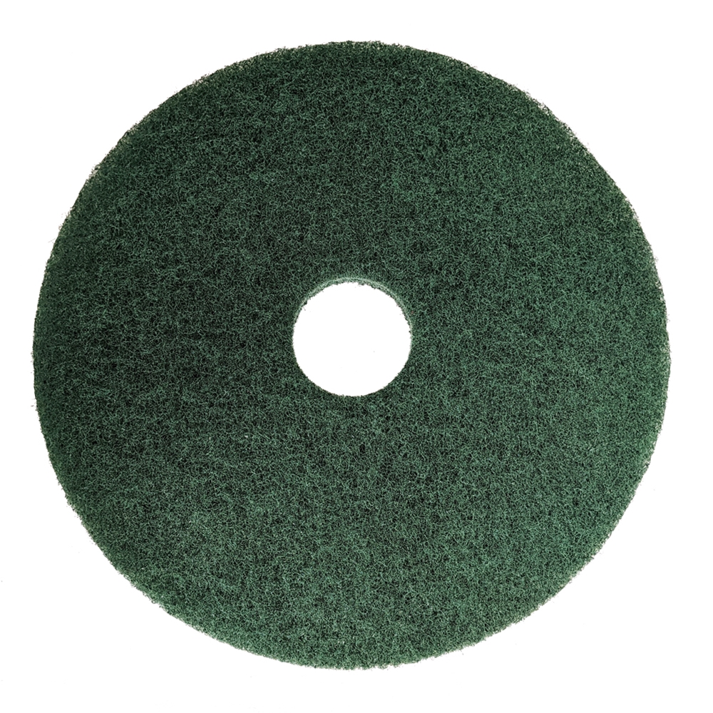 Hillyard, Green Scrub Pad, Round, 17 Inch, HIL42817