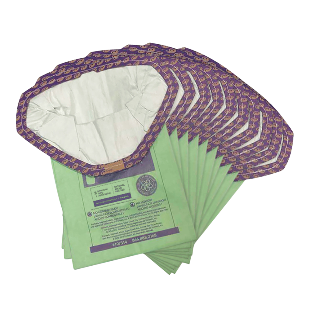ProTeam Vacuum Bags, Intercept Microfilter, Fits Super Coach Pro 6, 10 filters per pack, 107314, sold as 1 pack