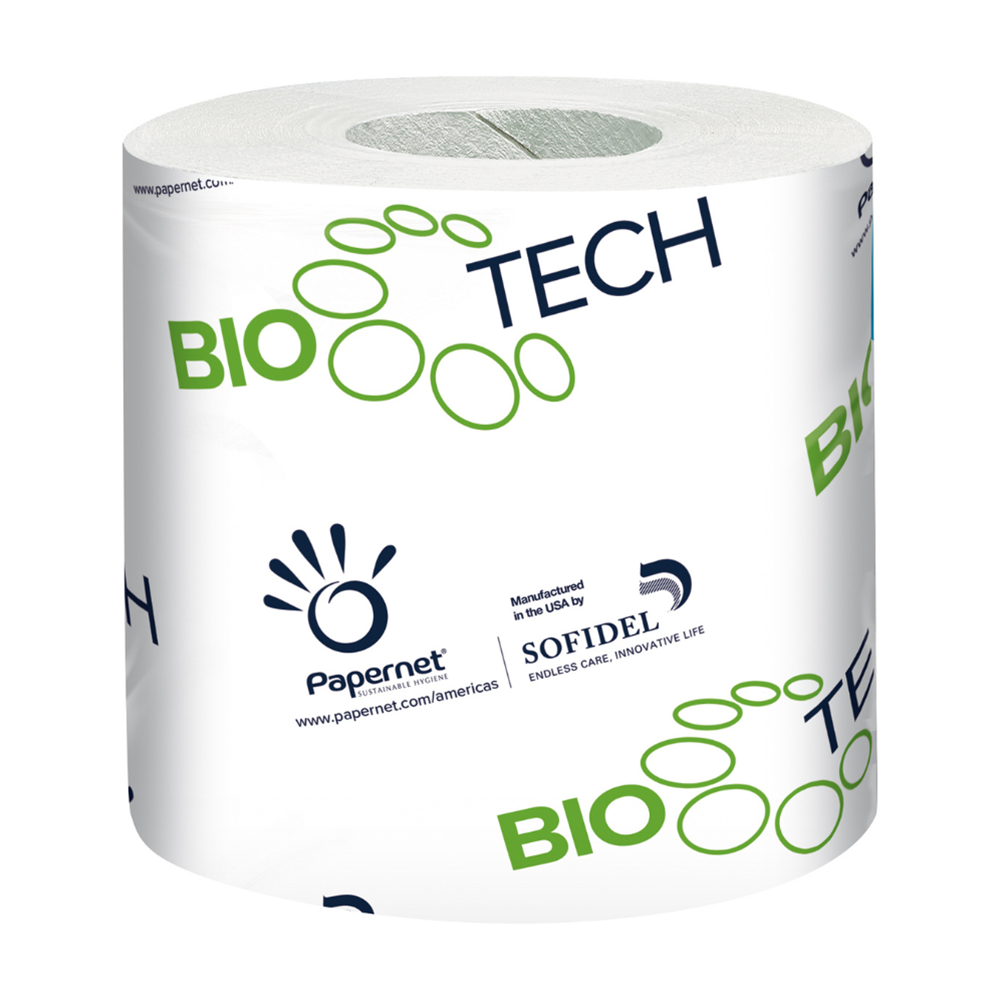 Papernet, Bio Tech, Household Toilet Paper, 2 Ply, Case